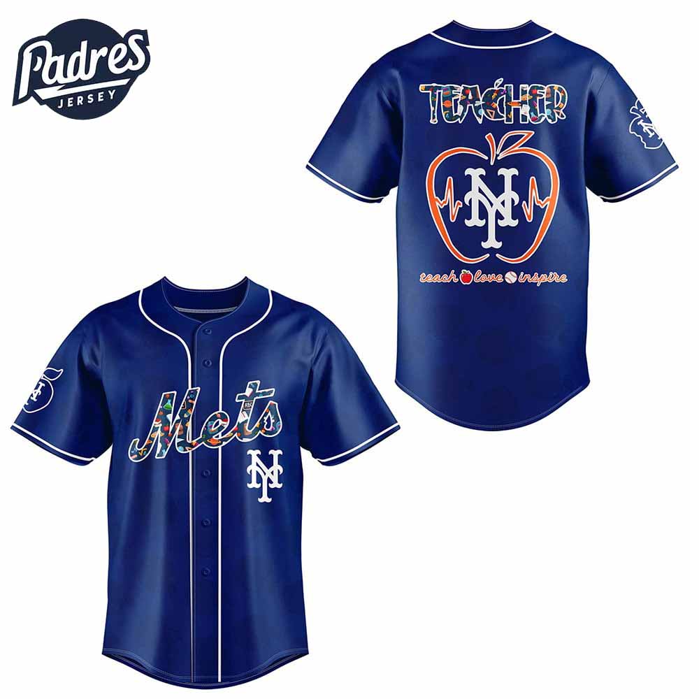 New York Mets Teacher Night Baseball Jersey 2025 Outfit - Padres Jersey Oasis: Elevate Your Baseball Style Game... (Image 1)