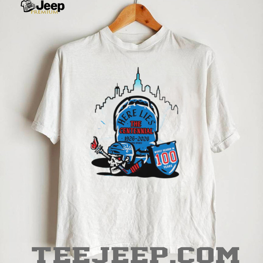 New York Rangers Centennial 1926 2026 Memorial T Shirt
