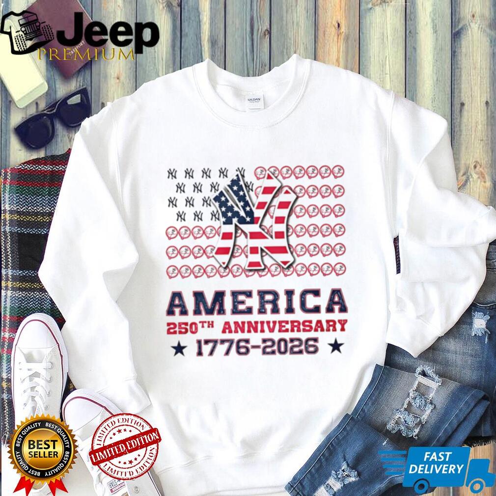 New York Yankees American 250th Anniversary 1776 2026 T Shirt