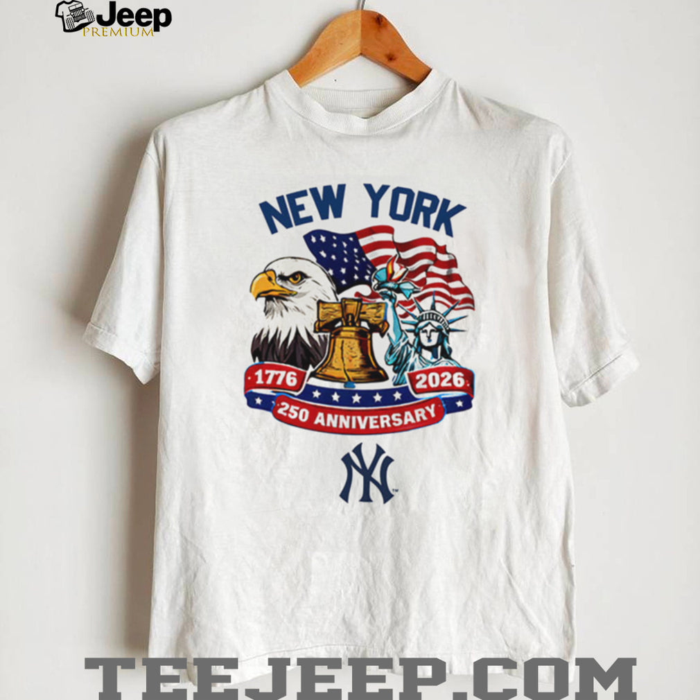 New York Yankees Custom 250th Anniversary Liberty Bell Baseball Jersey T Shirt