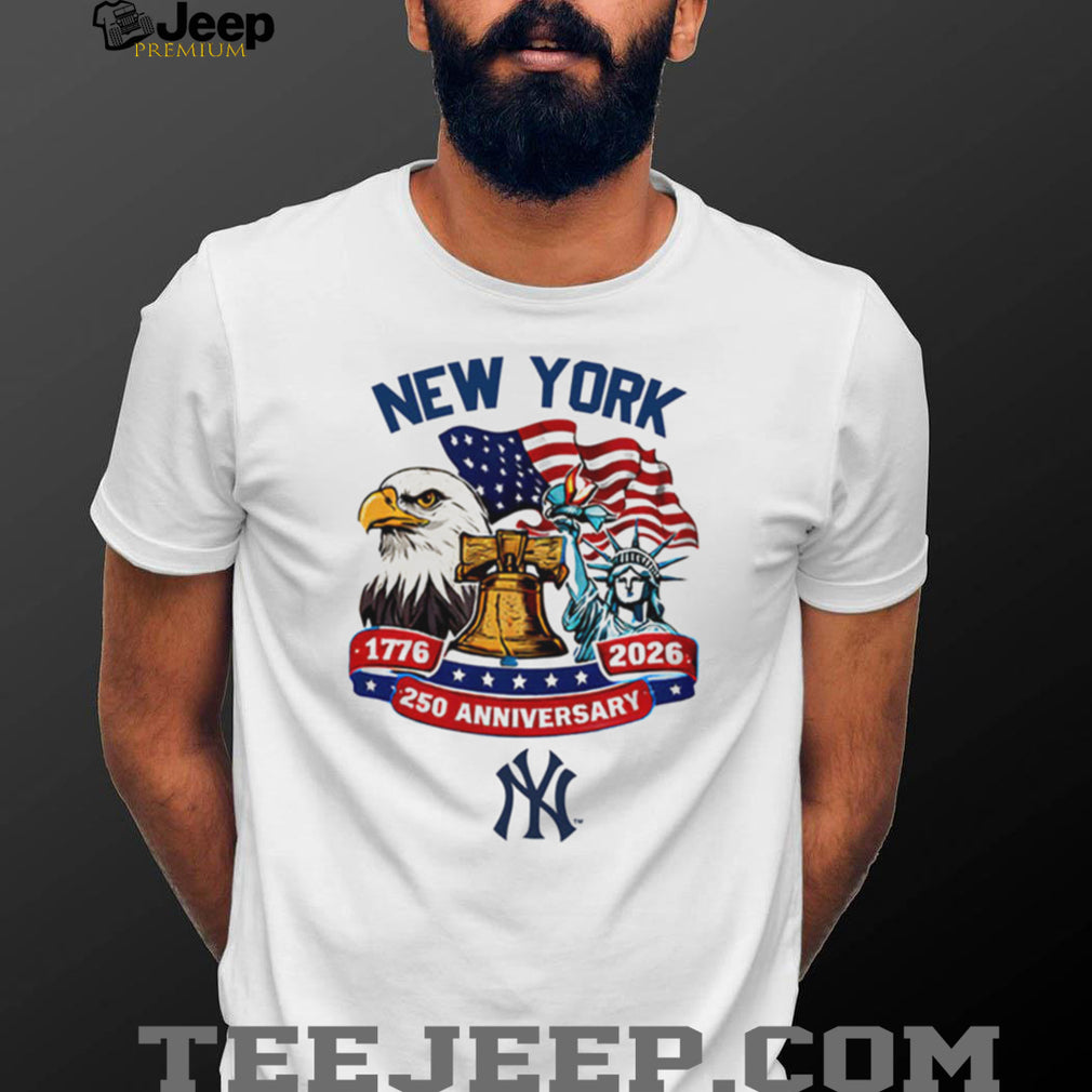 New York Yankees Custom 250th Anniversary Liberty Bell Baseball Jersey T Shirt