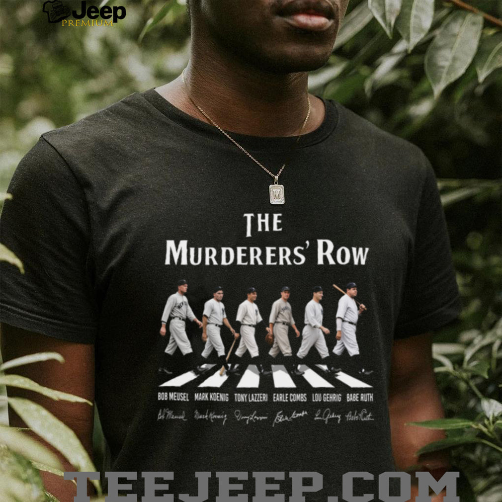 New York Yankees Murderers Row 1927 Iconic Baseball Team Vintage Retro Sport Shirt