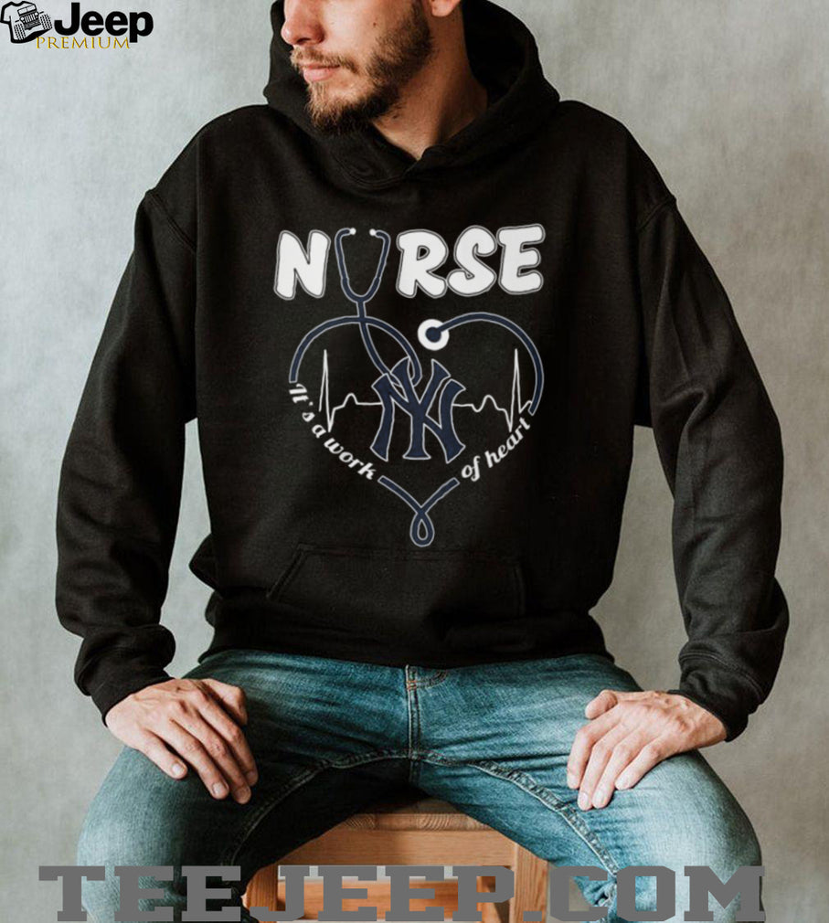 New York Yankees Nurse Heart Stethoscope MLB Baseball Shirt