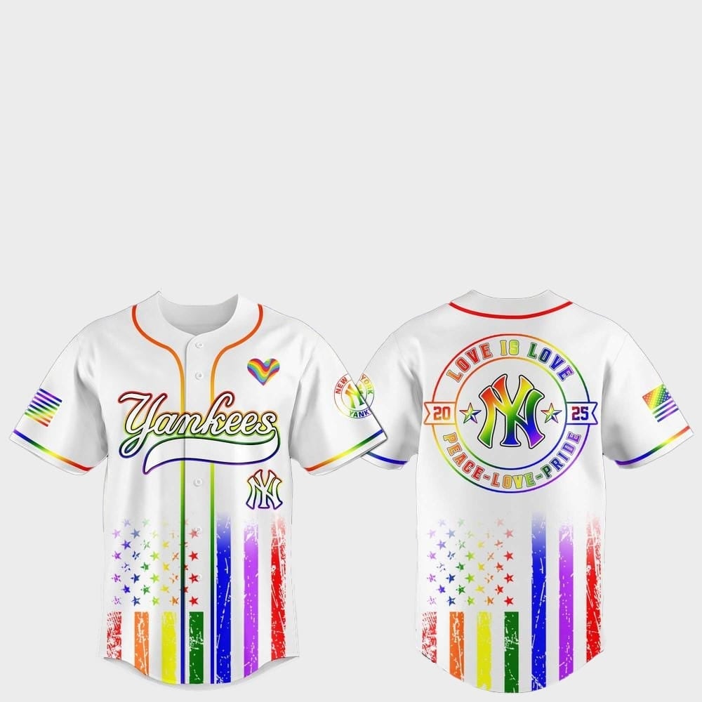 New York Yankees Pride Month Love Is Love 2025 Jersey - Grishko.com T-Shirts, Hoodie, Sweatshirt | WearSparks.com