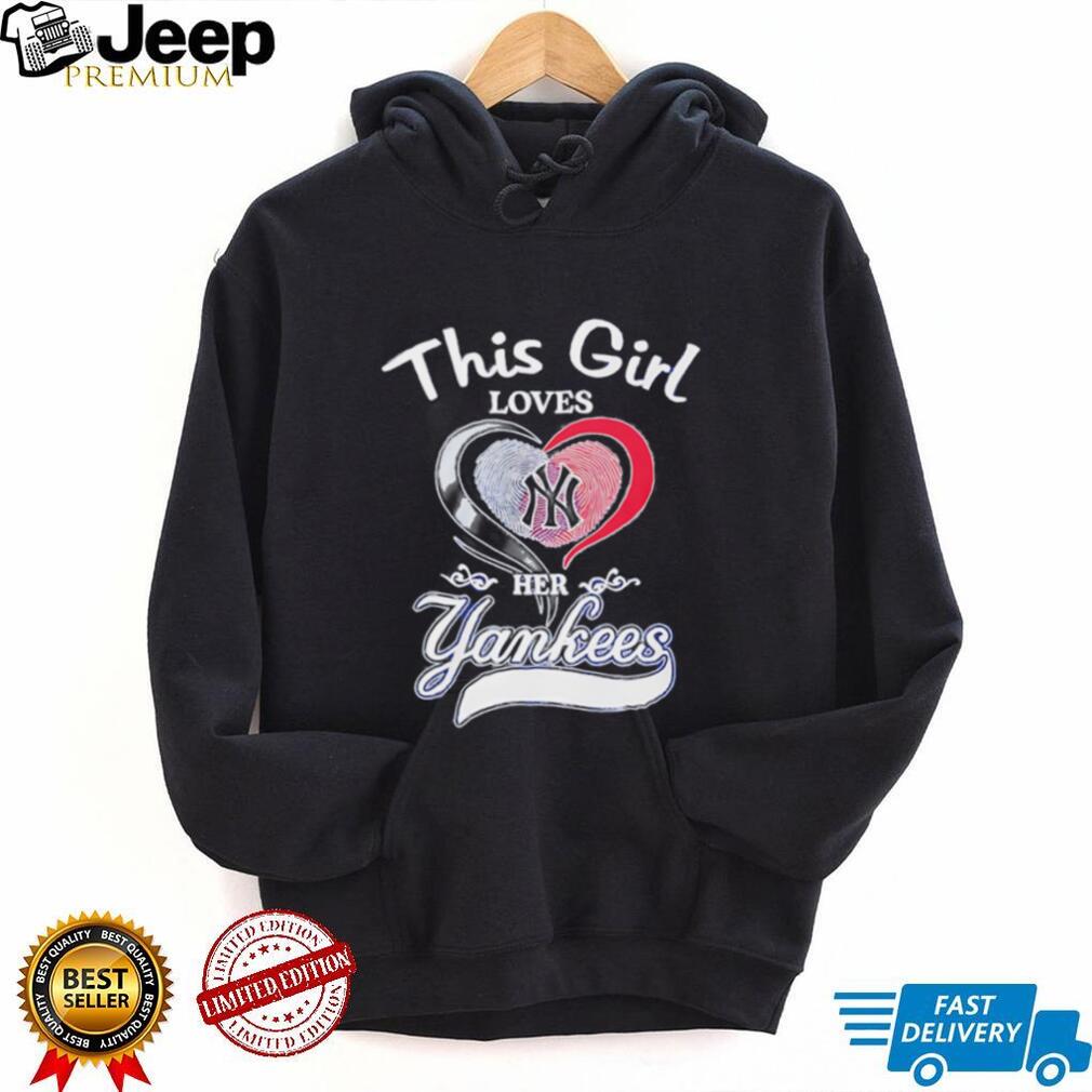 New York Yankees this girl loves her Yankees logo shirt