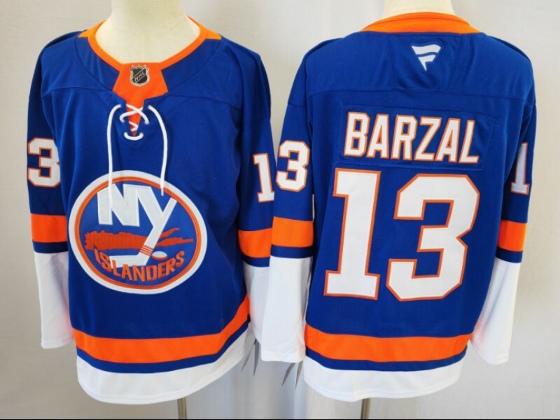 New York Islanders #13 Mathew Barzal Style 1