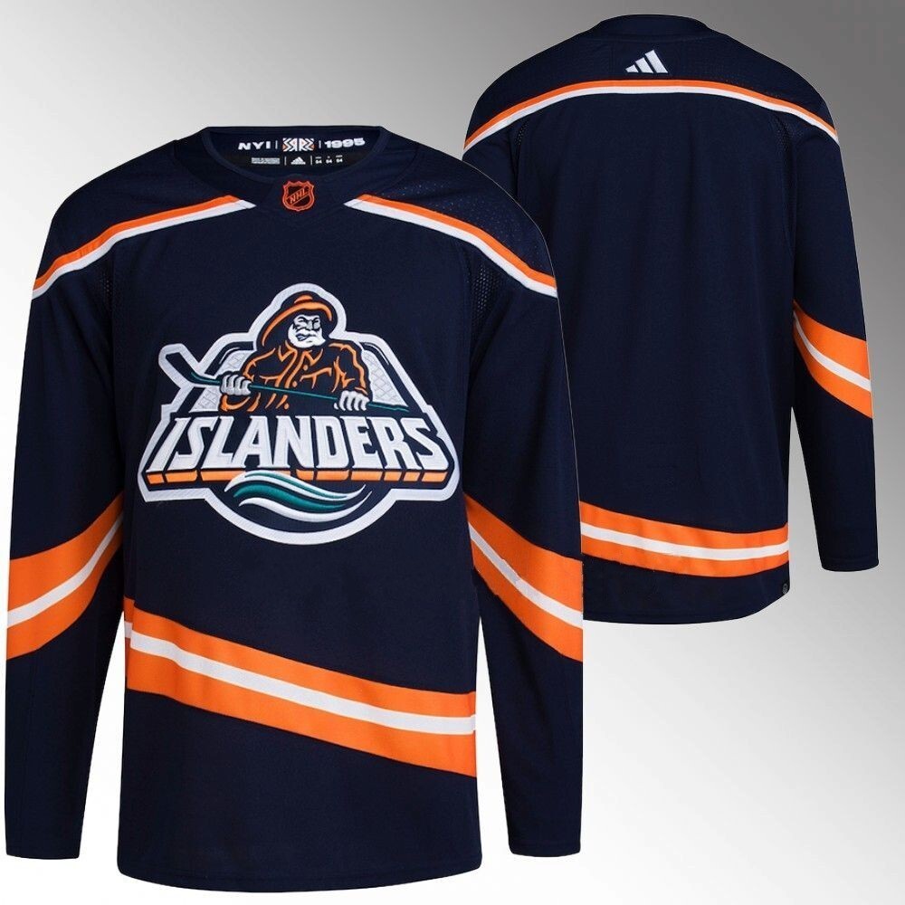 New York Islanders navy 2022 reverse retro 2.0 primegreen authentic jersey
