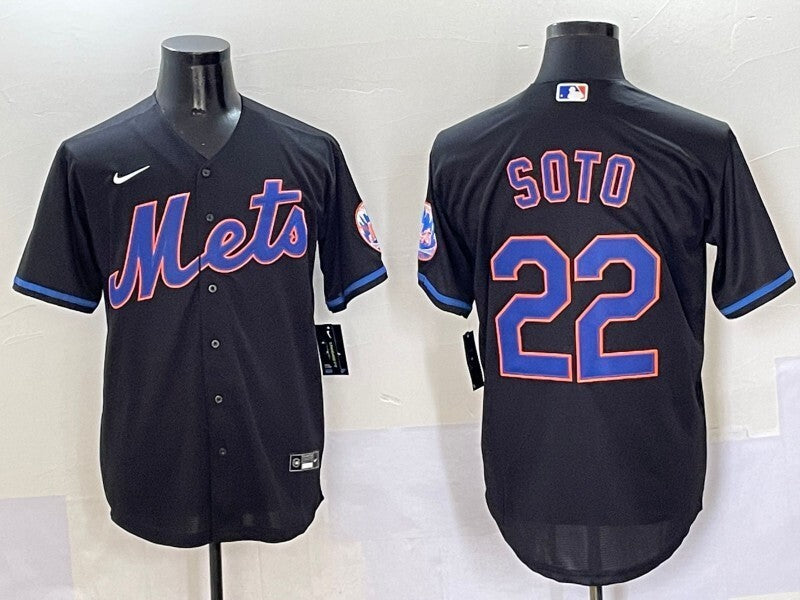 New York Mets #22 Juan Soto Mets Adult
