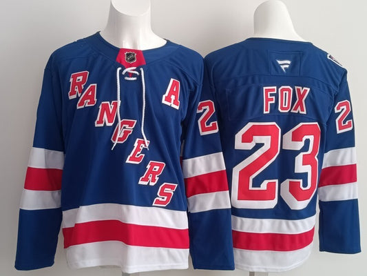New York Rangers #23 Adam Fox Rangers Style 2