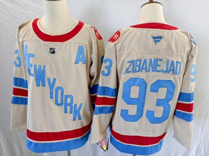 New York Rangers #93 Mika Zibanejad Rangers 25