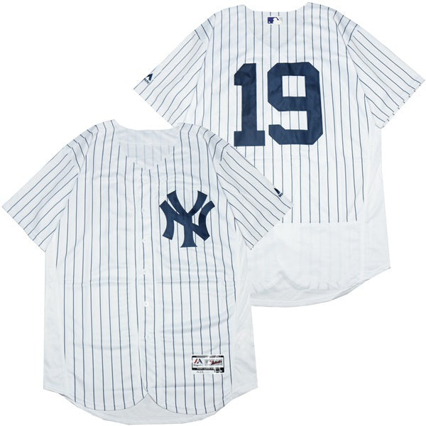 New York Yankees #19 Masahiro Tanaka Yankees 19 White Elite Style 1