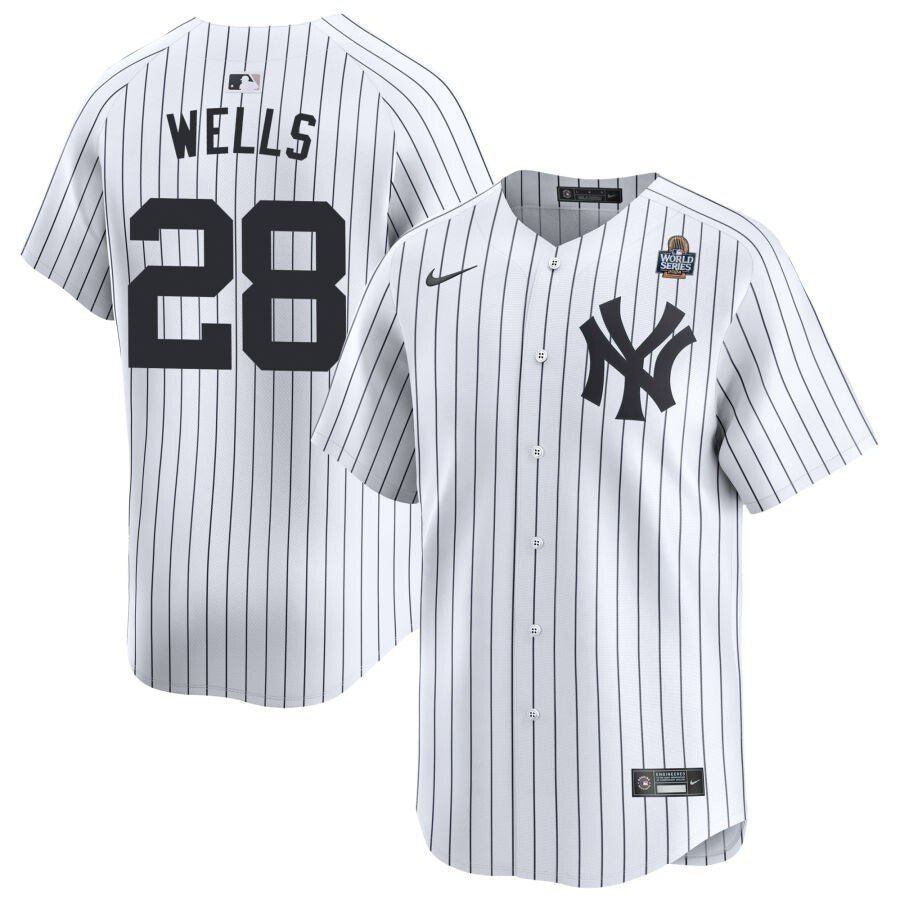 New York Yankees #28 Austin Wells 2024 World Series Home