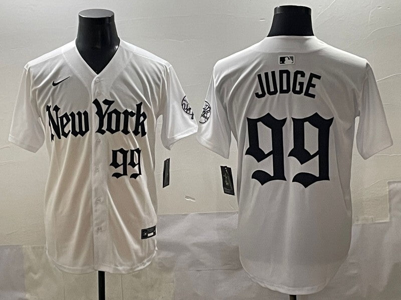 New York Yankees #99 Aaron Judge Yankees 5 Collaboration Style 8