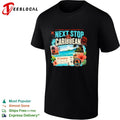 Next stop the Caribbean good vibes island life saltwater therapy boarding pass shirt