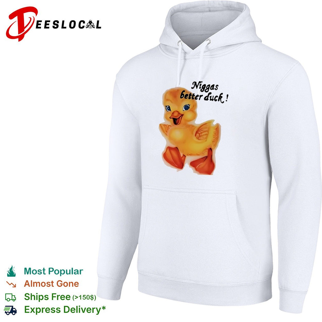 Niggas better duck Airbrushed Duck Meme 90s Streetwear Nostalgia shirt
