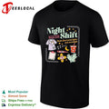 Night shift nurse club under fluorescent lights and moonlight medical supplies shirt