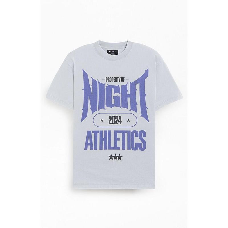 Nightlab Men's Heather Grey Gym T-Shirt - Multicolor Hoodie, Sweatshirt | WearSparks.com