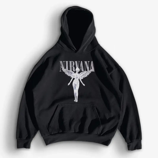 Nirvana Unisex Shirt, Nirvana In Utero Hoodie, Nirvana Vintage Sweatshirt, Nirvana 90s Shirt, Nirvana Angle Shirt, Nirvana Merch Gift, Unisex Sweater Pullover Tee