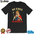 No Kings In America Political Satire Graphic T Shirt