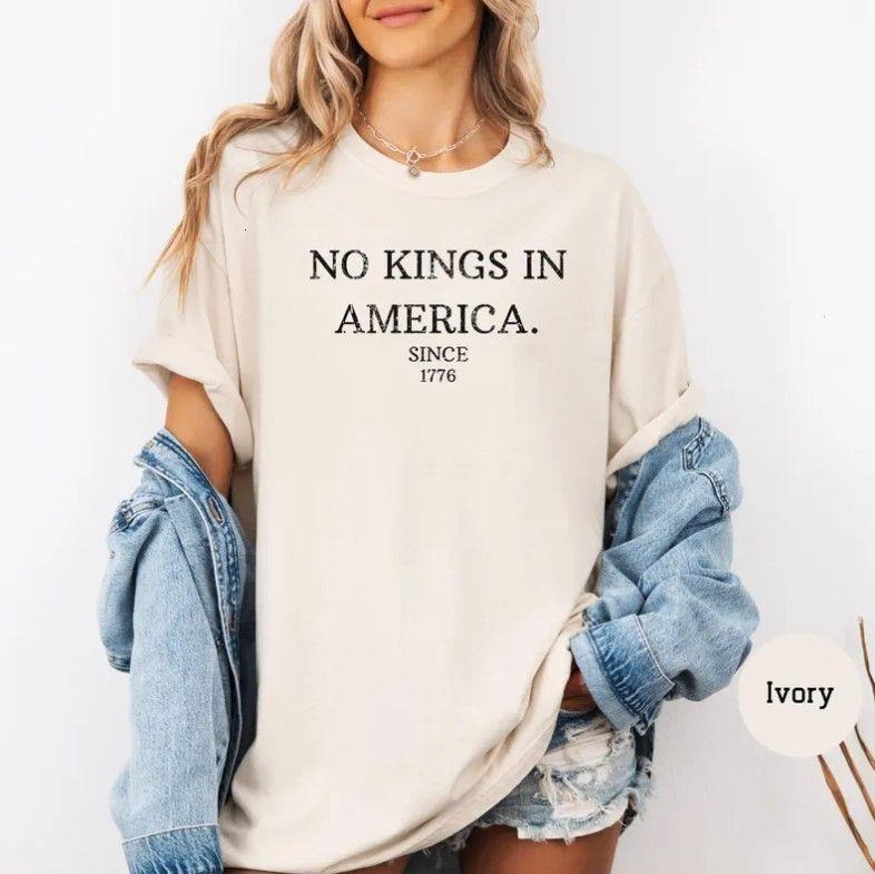 No Kings in America Shirt Protest Shirt Democracy Tee Politics T-shirts Hoodie, Sweatshirt | WearSparks.com