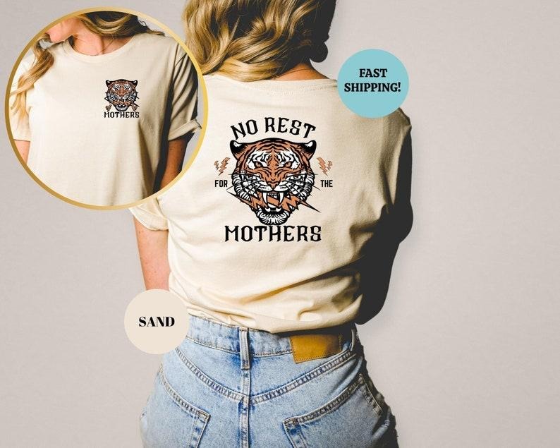 No Rest for the Mother's Shirt, Mama Shirt, Mother's Day Gift Ideas, Fun Mom Gift from Kids, Retro Mama Shirt, Motherhood Tee