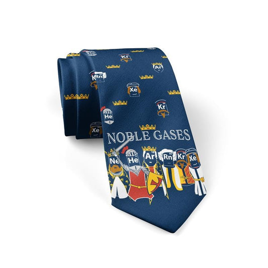 Noble Gases Necktie Funny Neckties for Men Science Teacher Tie Mens Novelty Neckties Funny Ties T-Shirts, Hoodie, Sweatshirt
