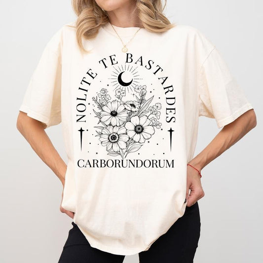 Nolite Te Bastardes Carborundorum Comfort Colors Shirt, Anti Patriarchy Unisex Graphic Tee, Feminist Apparel Gift Shirt, Girl Power Clothing