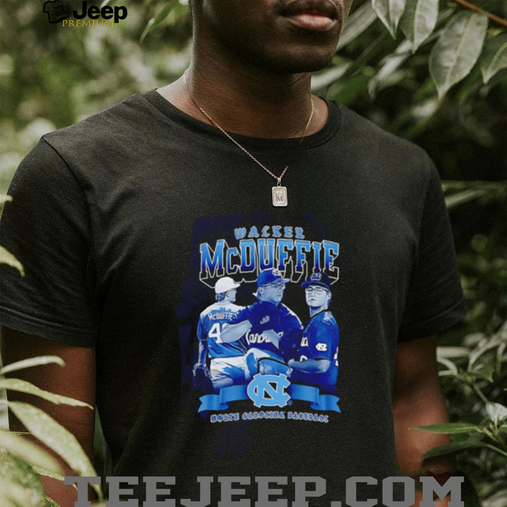 North Carolina Tar Heels Walker McDuffie team members graphic shirt
