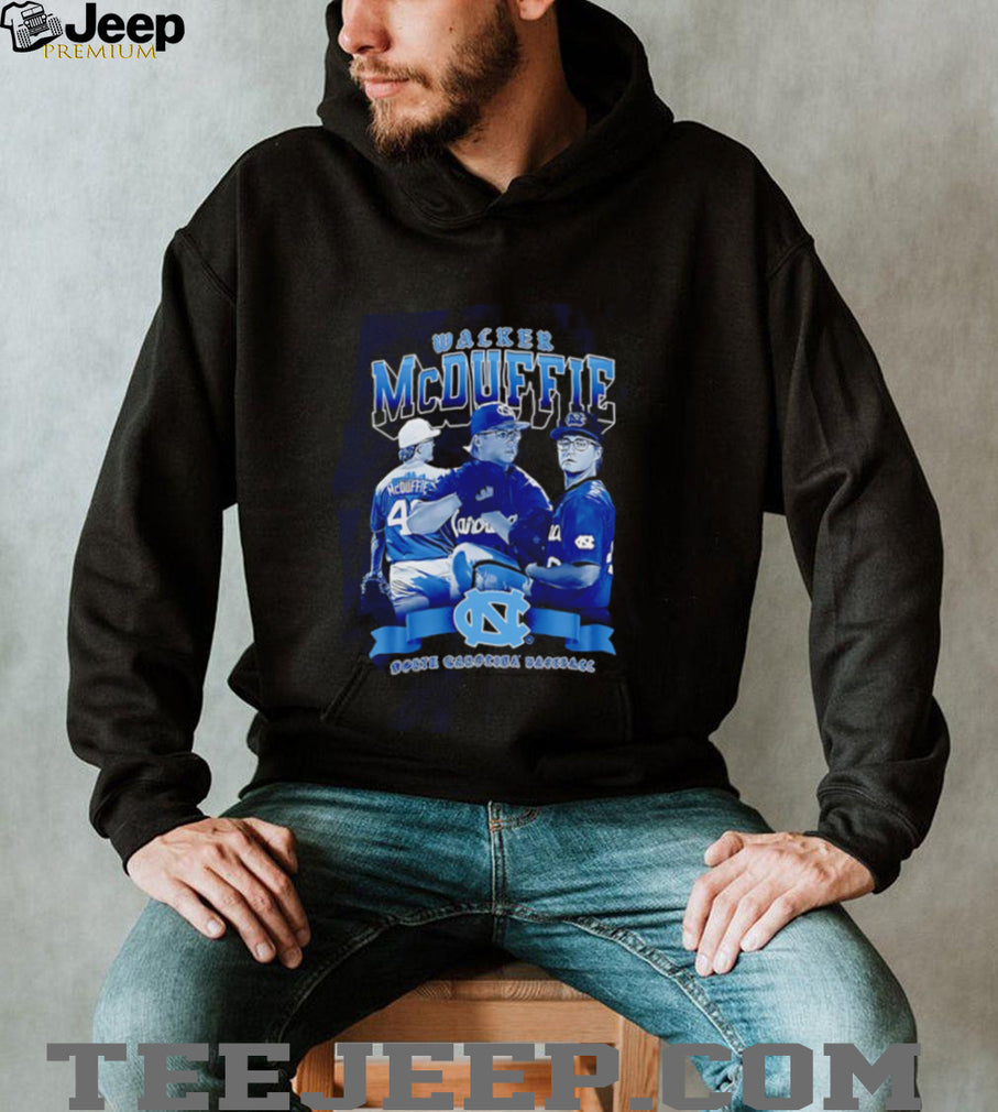 North Carolina Tar Heels Walker McDuffie team members graphic shirt