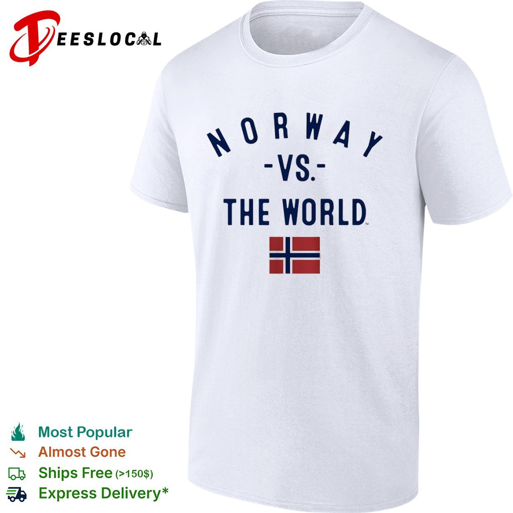 Norway vs the World with Norway Flag shirt