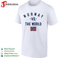 Norway vs the World with Norway Flag shirt