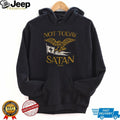 Not Today Satan Eagle & Cross Vintage Gold Graphic Christian T shirt