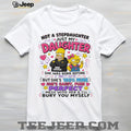 Not a stepdaughter just my daughter Simpson Family graphic shirt