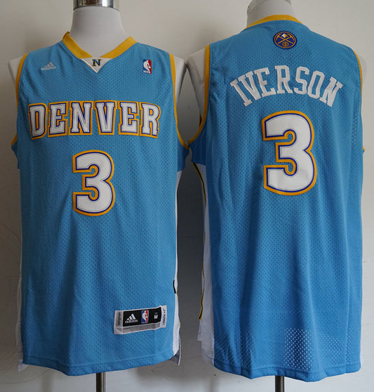 Nuggets ( Mesh Print ) 3 # Iverson Blue