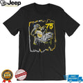 Number 75 Football Player Drinking Celebration Graphic T Shirt