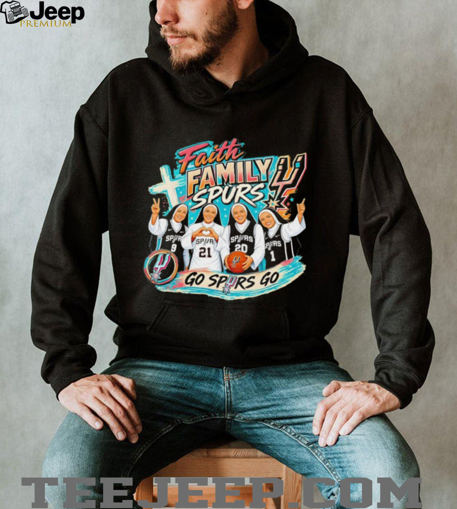 Nuns Faith Family Spurs Go Spurs Go San Antonio Spurs Basketball NBA 2026 shirt