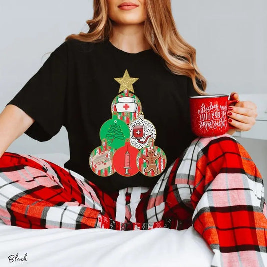 Nurse Christmas Shirt, Holiday Nursing Shirt, Nursing Shirt, Brushstroke Coquette, Colorful Coquette, Unisex Shirt, Gift For Her, Gift For Him