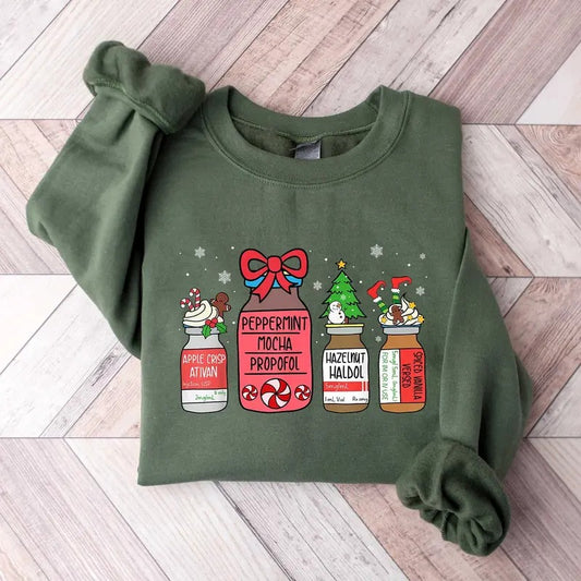 Nurse Christmas Shirt, NICU Holiday Sweatshirt, ER Nurse Christmas Crewneck, Doctor Christmas Gift, Classic Cotton Sweater
