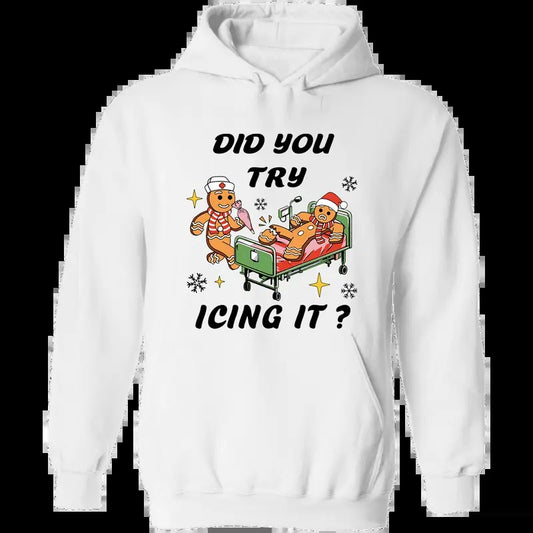 Nurse Christmas Sweatshirt, Did You Try Icing It Shirt, Christmas Nurse Shirt, NICU Nurse Shirt, Nurse Christmas Gift,...