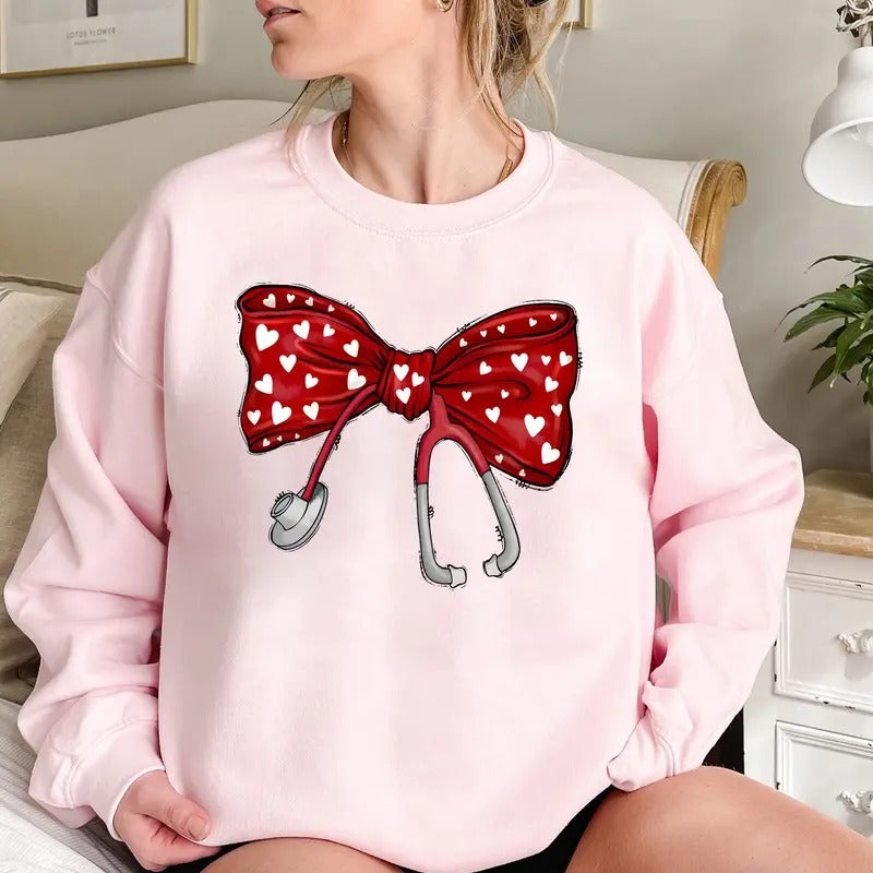 Nurse Coquette bow Shirt,Nurse Sublimation Shirt,Nurse png,Nurse Sublimation,Nurse Shirt,Valentine Shirt