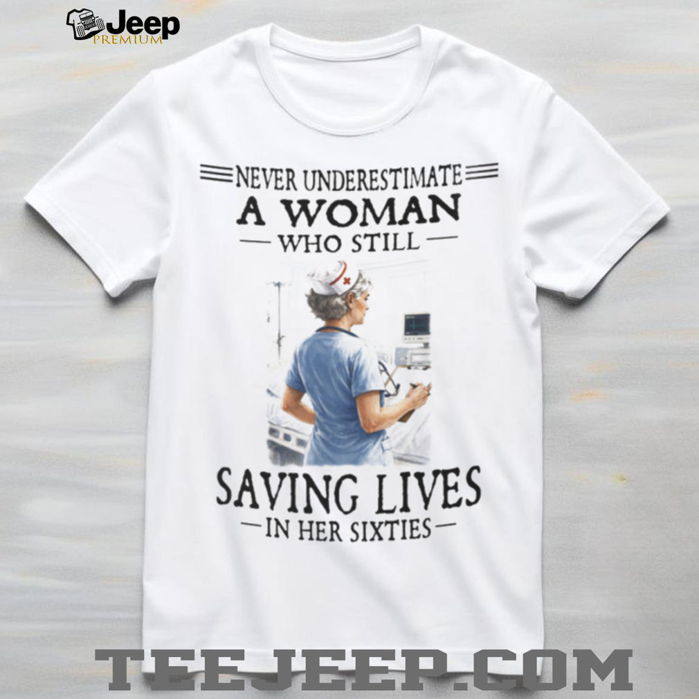 Nurse Woman Saving Lives Healthcare Career Proud Shirt