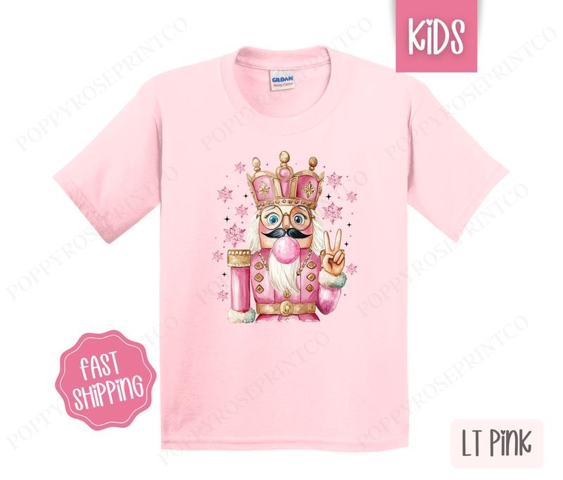 Nutcracker Bubble Tshirt for Kids - Youth Holiday Tee Gildan