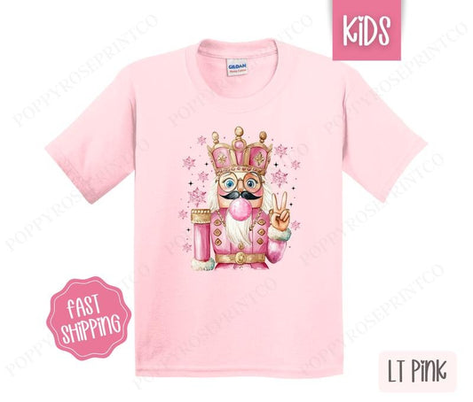 Nutcracker Bubble Tshirt for Kids - Youth Holiday Tee Gildan