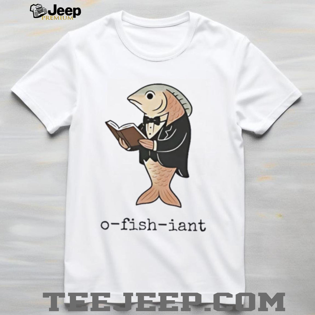 O fish iant Fish in Tuxedo illustrated shirt