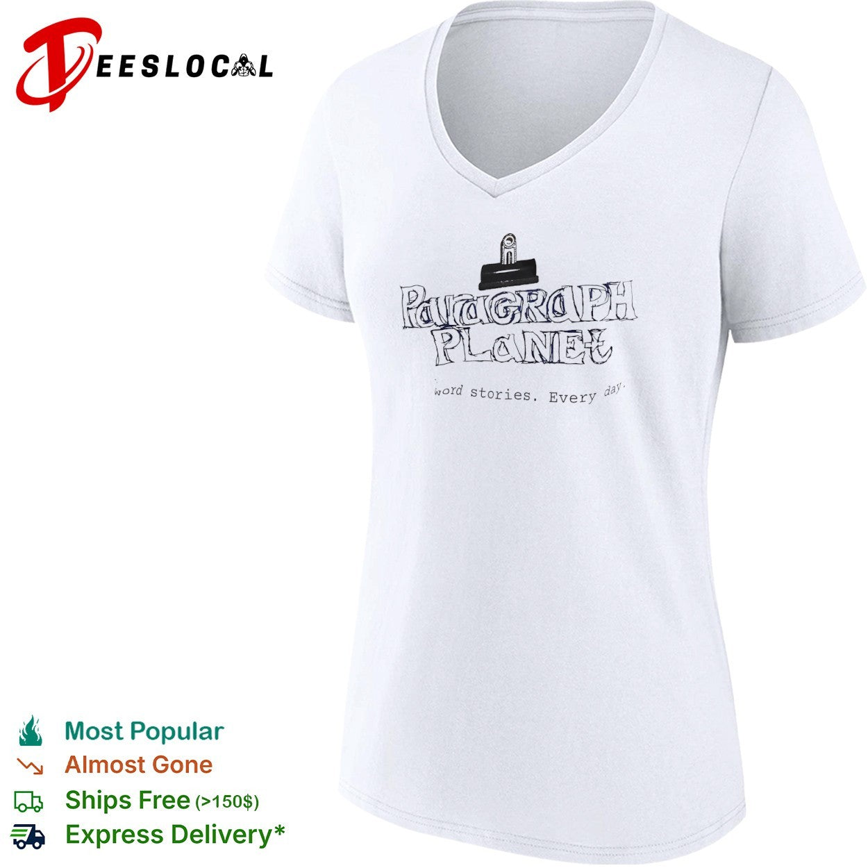 Paragraph Planet Word Stories Every Day shirt