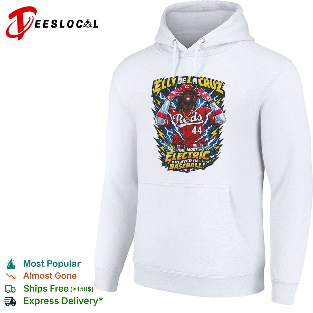 Elly De La Cruz Cincinnati Reds The Most Electric Player in Baseball shirt