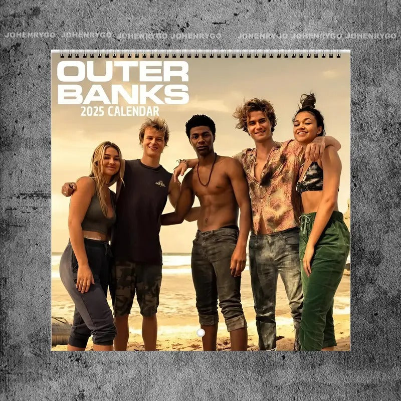 OUTER BANKS Calendar 2025 - POGUE LIFE |  Home Decor, Office Decor - New Year Fan Gift, Unique Holiday Gift