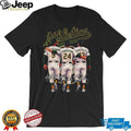Oakland Athletics Legends Jackson Henderson Eckersley Trio Signature T Shirt