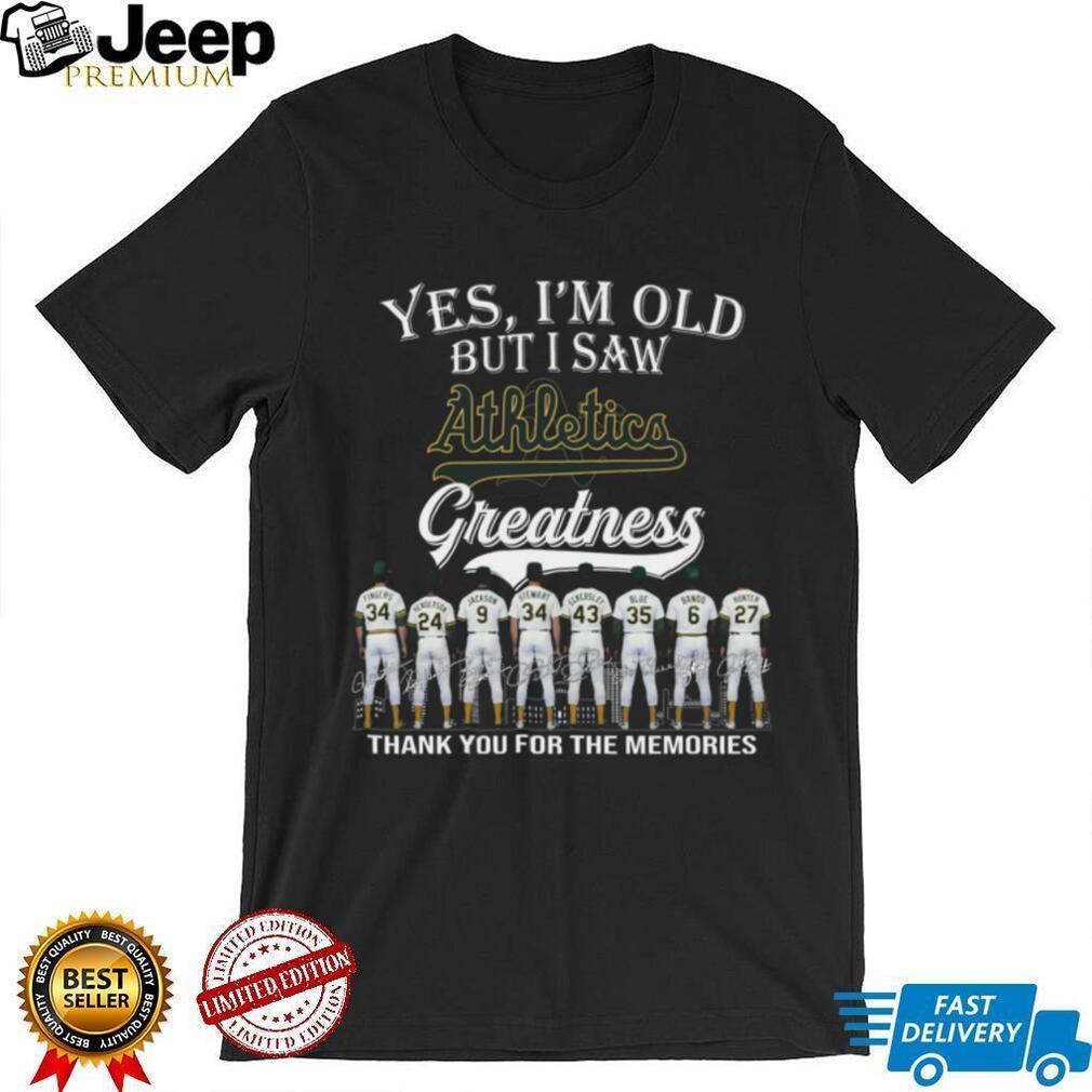 Oakland Athletics MLB Baseball Team Legends Vintage Style Retro Fan Men Women Shirt