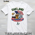 Oakland Athletics Personalized 250th Anniversary USA Pride Baseball Jersey T Shirt